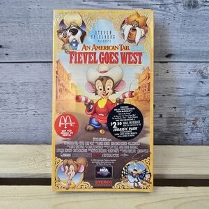 Vintage An American Tale Fievel Goes West VHS 1991 Factory Sealed NEW